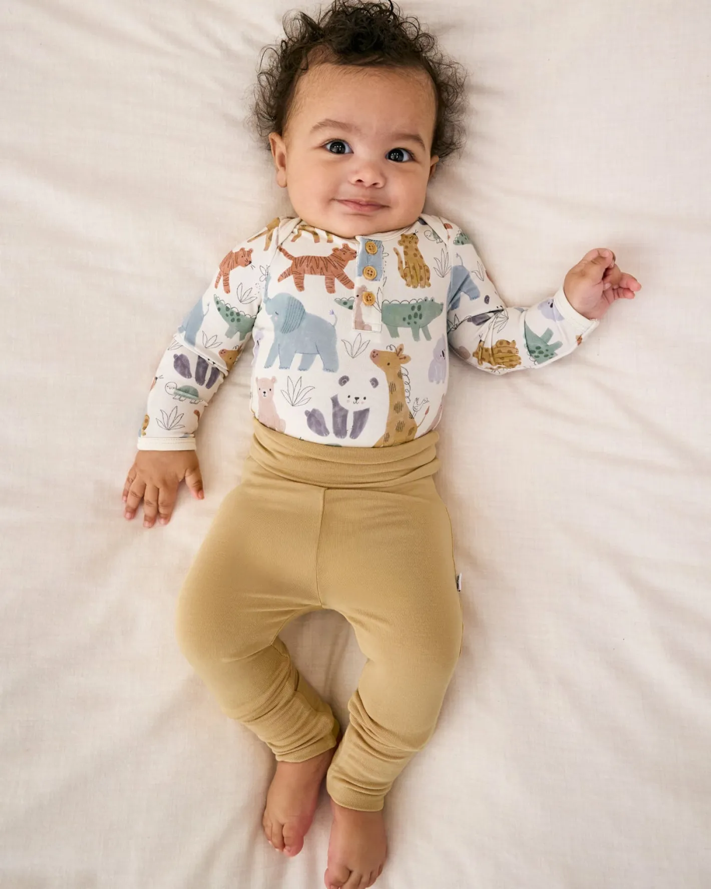 The Newborn Shop|The Newborn Shop<Little Sleepies Fold-Over Legging Hazelwood