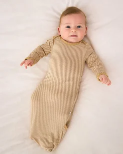 The Newborn Shop|The Newborn Shop<Little Sleepies Infant Gown Hazelwood Stripe
