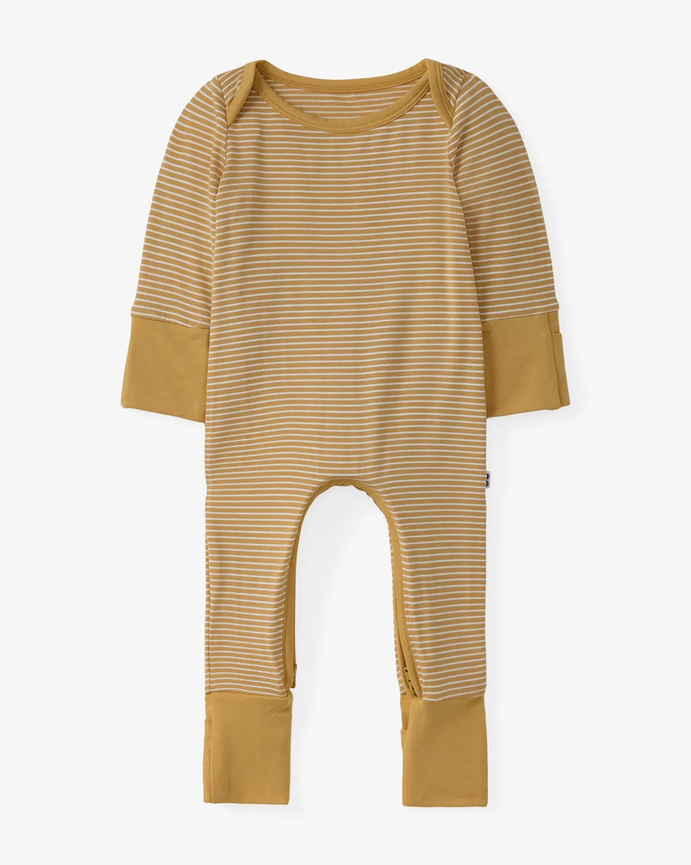 The Newborn Shop|The Newborn Shop<Little Sleepies Crescent Zippy Hazelwood Stripe