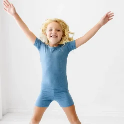 Two-Piece Pj Sets|Two-Piece Pj Sets<Little Sleepies Two-Piece Ribbed Pajama Set Heather Blue