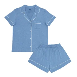For New Moms|Hospital Matching Moments<Little Sleepies Women's Pajama Set Heather Blue