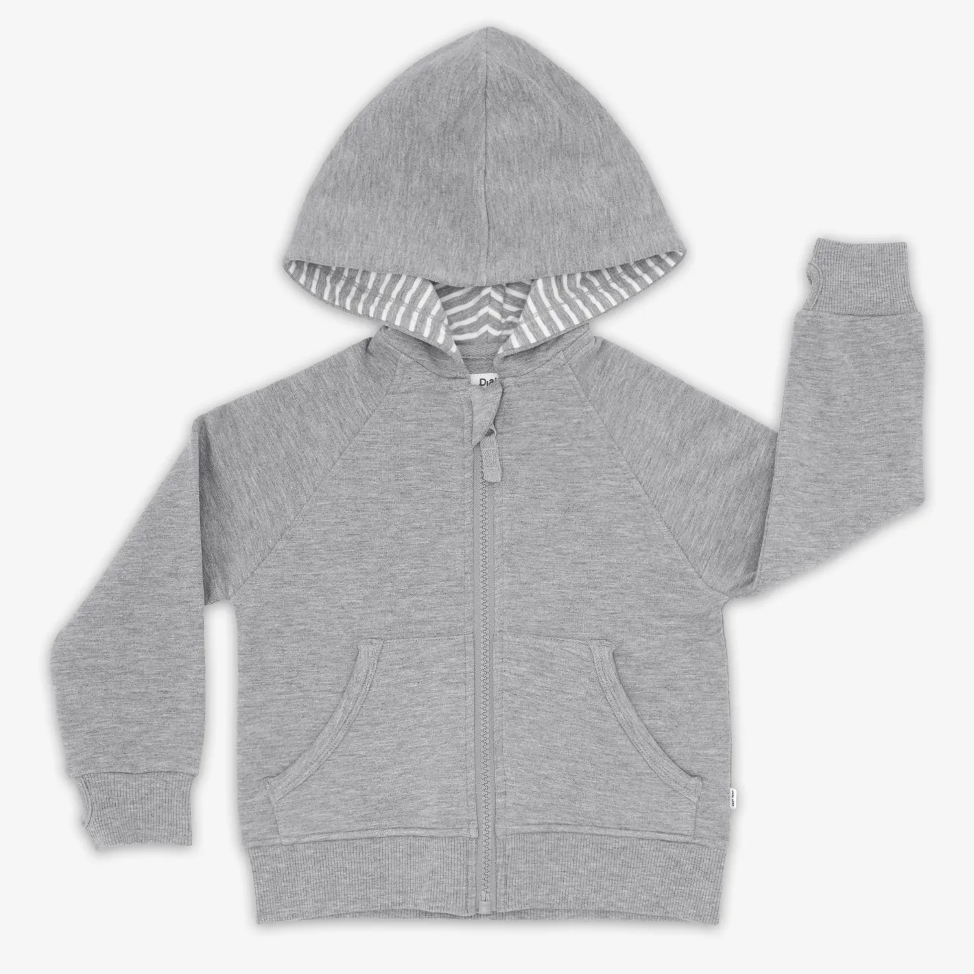 Everyday Essentials|Everyday Essentials<Little Sleepies Zip Hoodie Heather Gray