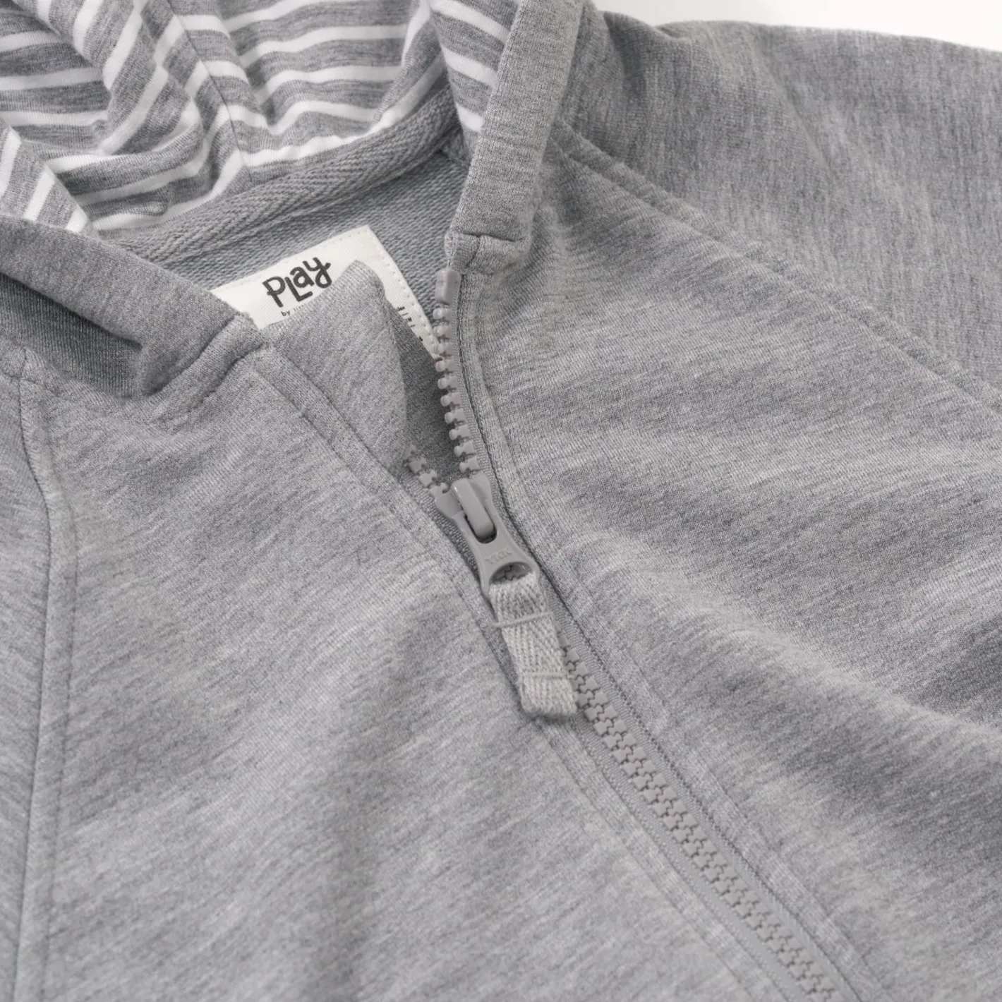 Everyday Essentials|Everyday Essentials<Little Sleepies Zip Hoodie Heather Gray