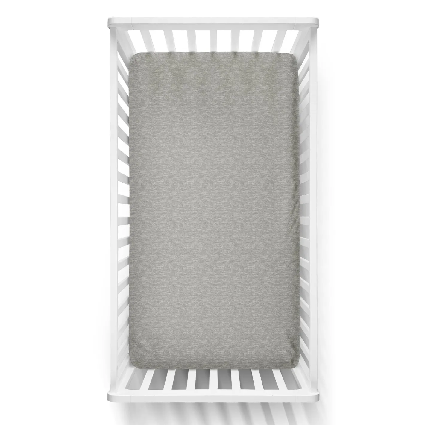 Sheets<Little Sleepies Fitted Crib Sheet Heather Gray