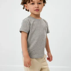 Everyday Essentials|Everyday Essentials<Little Sleepies Relaxed Pocket Tee Heather Gray