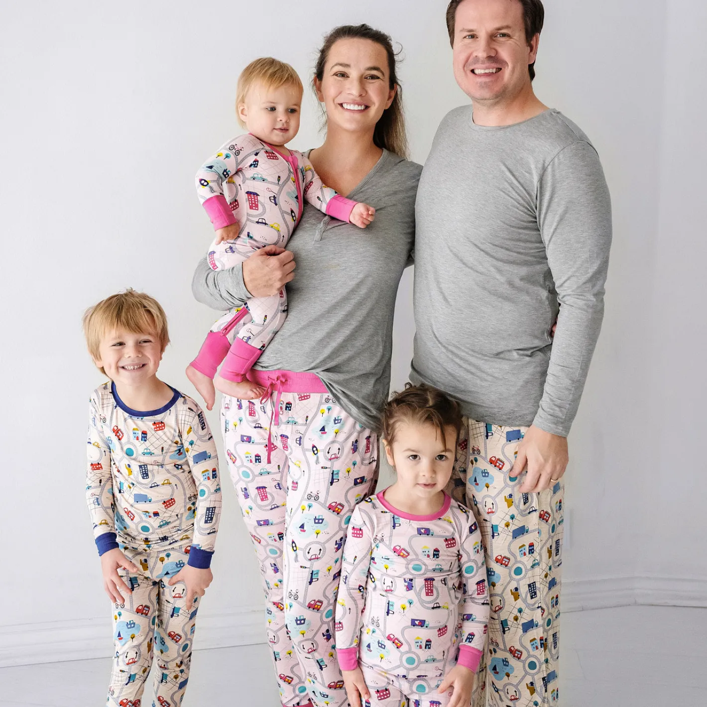 Mommy & Me|Mommy & Me<Little Sleepies Women's Pajama Top Heather Gray