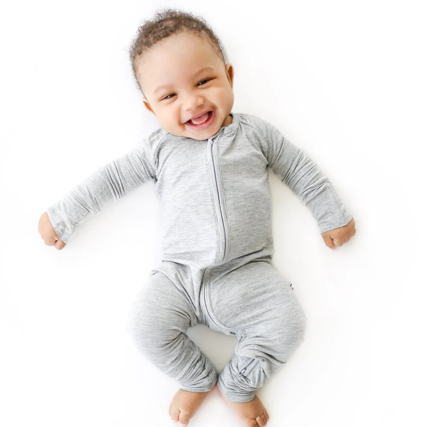 Zippies|Mommy & Me<Little Sleepies Zippy Heather Gray