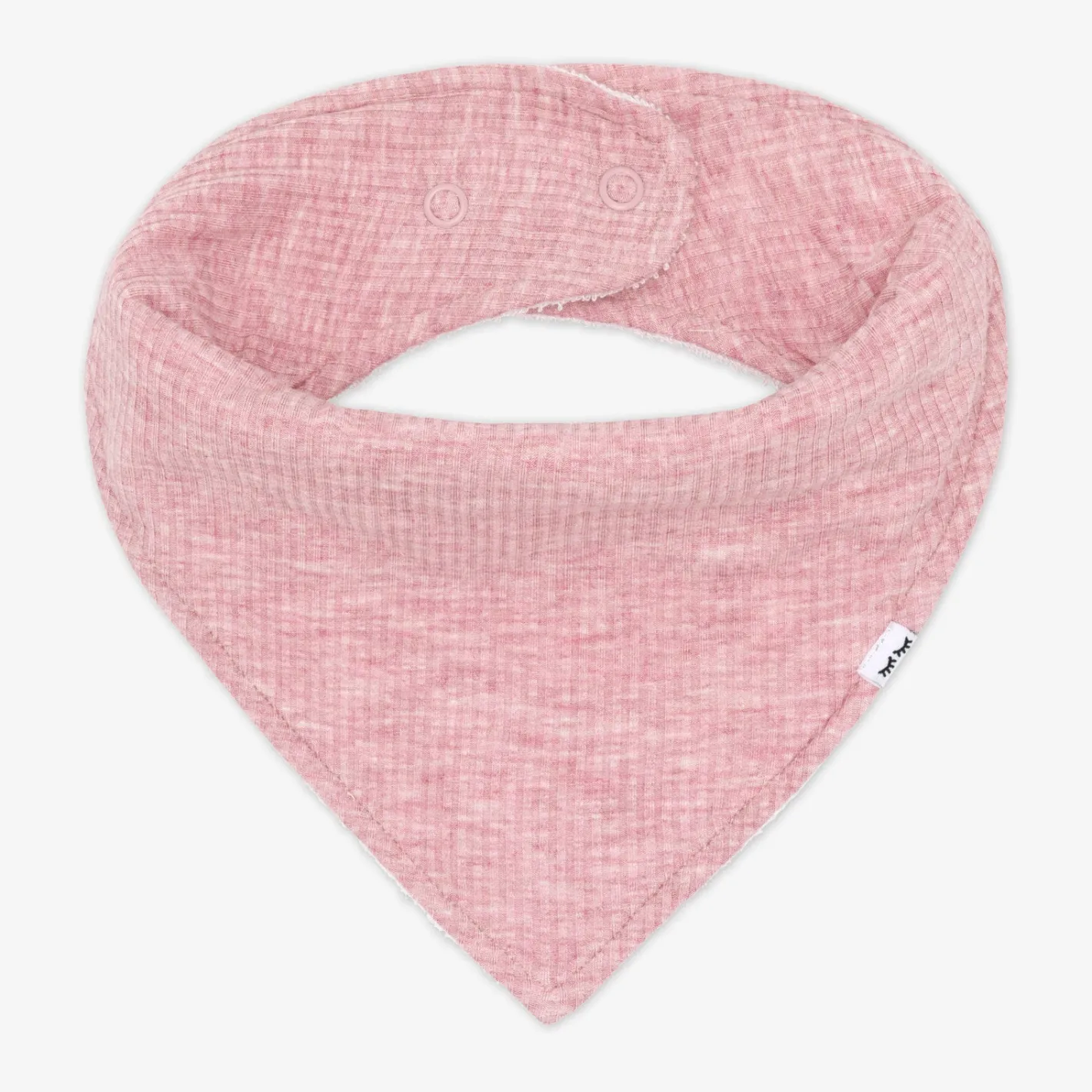 Bibs<Little Sleepies Ribbed Bandana Bib Heather Mauve