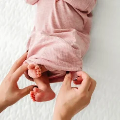 For New Moms|Hospital Matching Moments<Little Sleepies Ribbed Infant Gown Heather Mauve