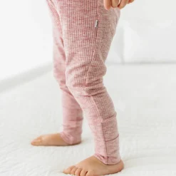 For New Moms|Hospital Matching Moments<Little Sleepies Ribbed Zippy Heather Mauve