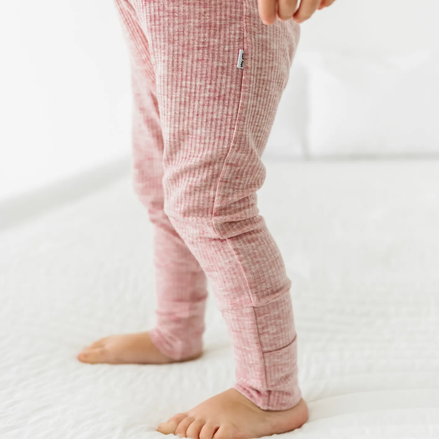 For New Moms|Hospital Matching Moments<Little Sleepies Ribbed Zippy Heather Mauve