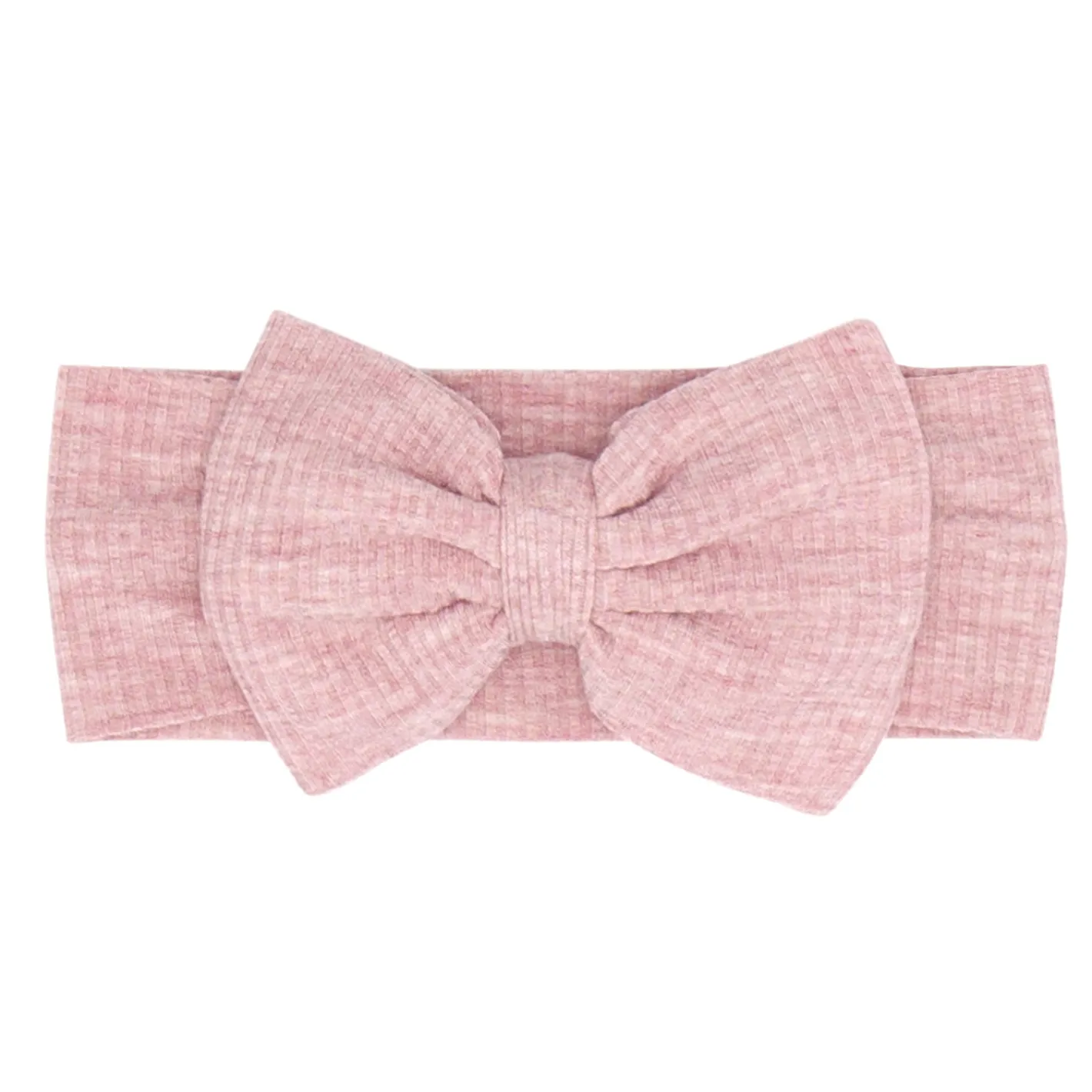 Hats & Headbands<Little Sleepies Ribbed Luxe Bow Headband Heather Mauve