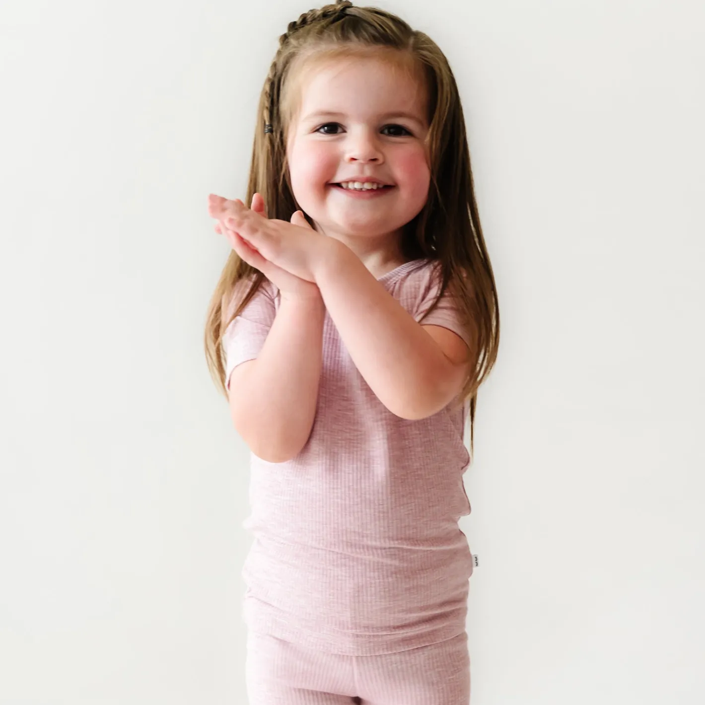 Two-Piece Pj Sets|Two-Piece Pj Sets<Little Sleepies Two-Piece Ribbed Pajama Set Heather Mauve