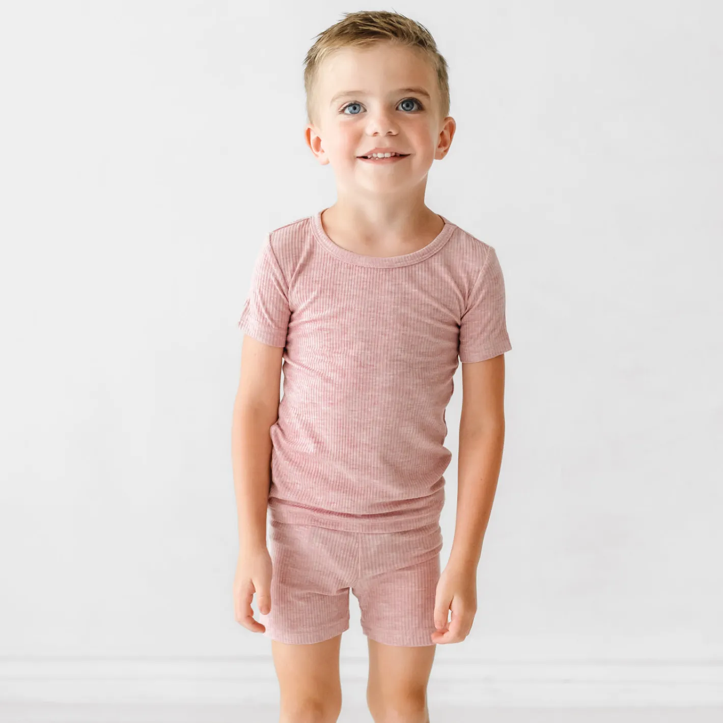 Two-Piece Pj Sets|Two-Piece Pj Sets<Little Sleepies Two-Piece Ribbed Pajama Set Heather Mauve