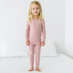 Two-Piece Pj Sets|Two-Piece Pj Sets<Little Sleepies Two-Piece Ribbed Pajama Set Heather Mauve