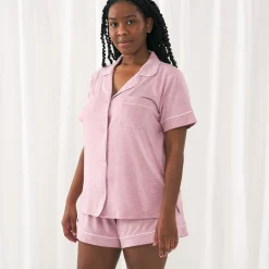 For New Moms|Hospital Matching Moments<Little Sleepies Women's Pajama Set Heather Mauve