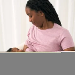 Women's Pajamas|Women's Tees<Little Sleepies Women's Nursing Top Heather Mauve