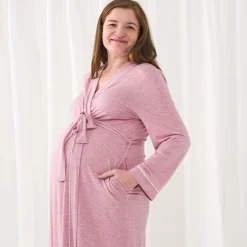 For New Moms|Hospital Matching Moments<Little Sleepies Women's Robe Heather Mauve