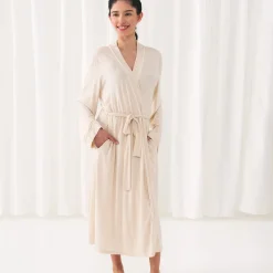 For New Moms|Hospital Matching Moments<Little Sleepies Women's Robe Heather Oatmeal