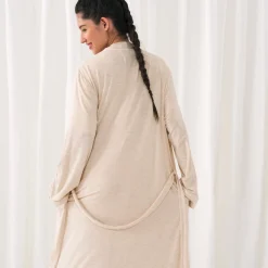 For New Moms|Hospital Matching Moments<Little Sleepies Women's Robe Heather Oatmeal