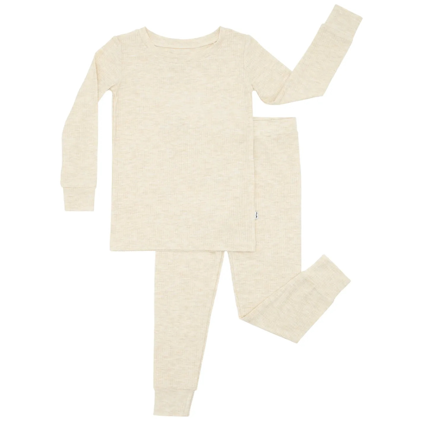 Two-Piece Pj Sets|Two-Piece Pj Sets<Little Sleepies Two-Piece Ribbed Pajama Set Heather Oatmeal