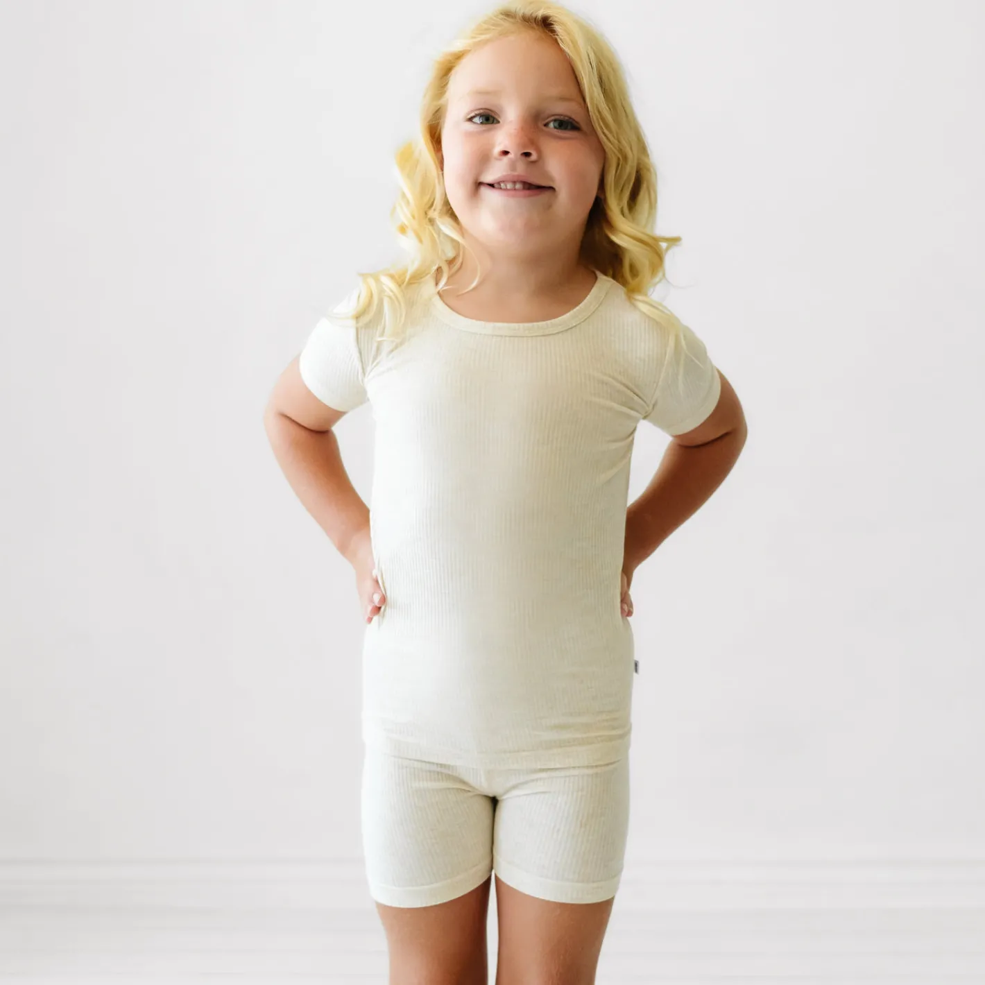 Two-Piece Pj Sets|Two-Piece Pj Sets<Little Sleepies Two-Piece Ribbed Pajama Set Heather Oatmeal