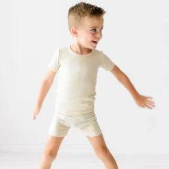 Two-Piece Pj Sets|Two-Piece Pj Sets<Little Sleepies Two-Piece Ribbed Pajama Set Heather Oatmeal
