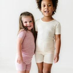 Two-Piece Pj Sets|Two-Piece Pj Sets<Little Sleepies Two-Piece Ribbed Pajama Set Heather Oatmeal