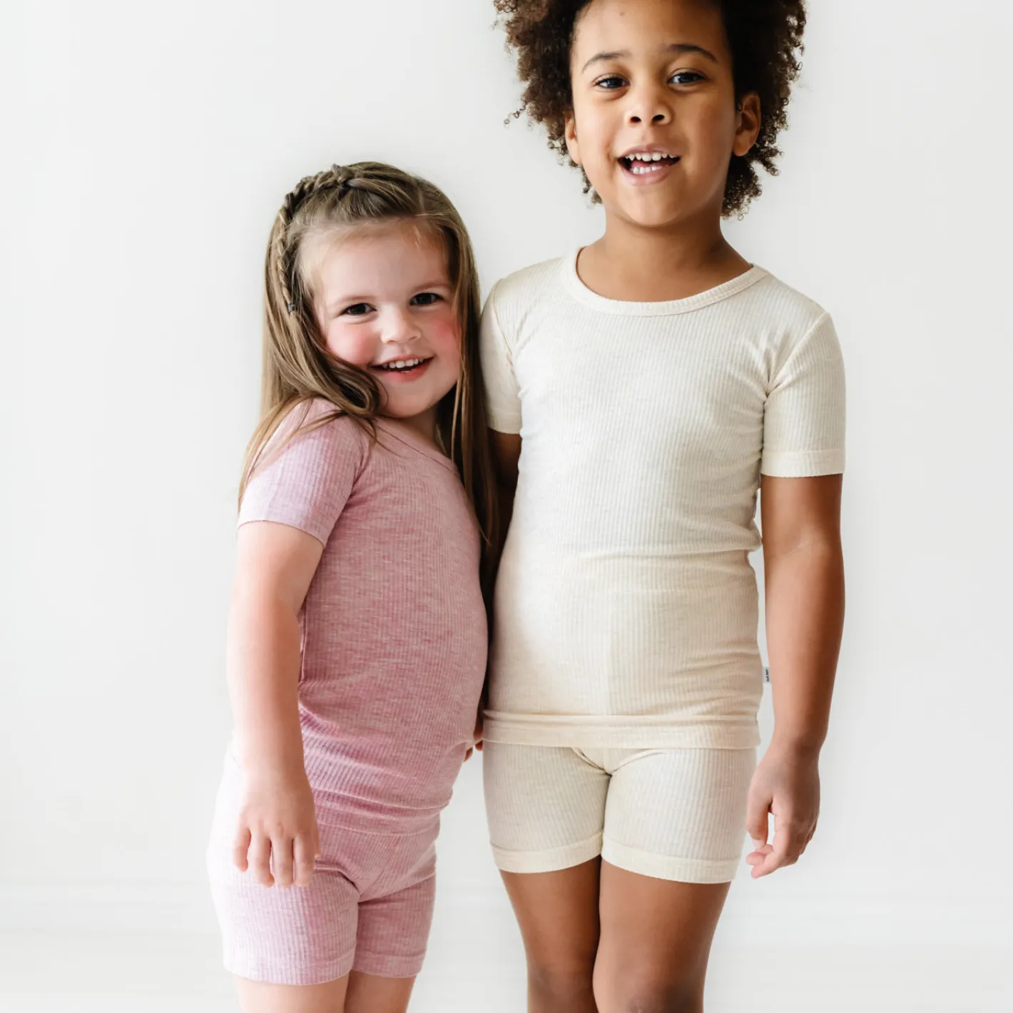 Two-Piece Pj Sets|Two-Piece Pj Sets<Little Sleepies Two-Piece Ribbed Pajama Set Heather Oatmeal