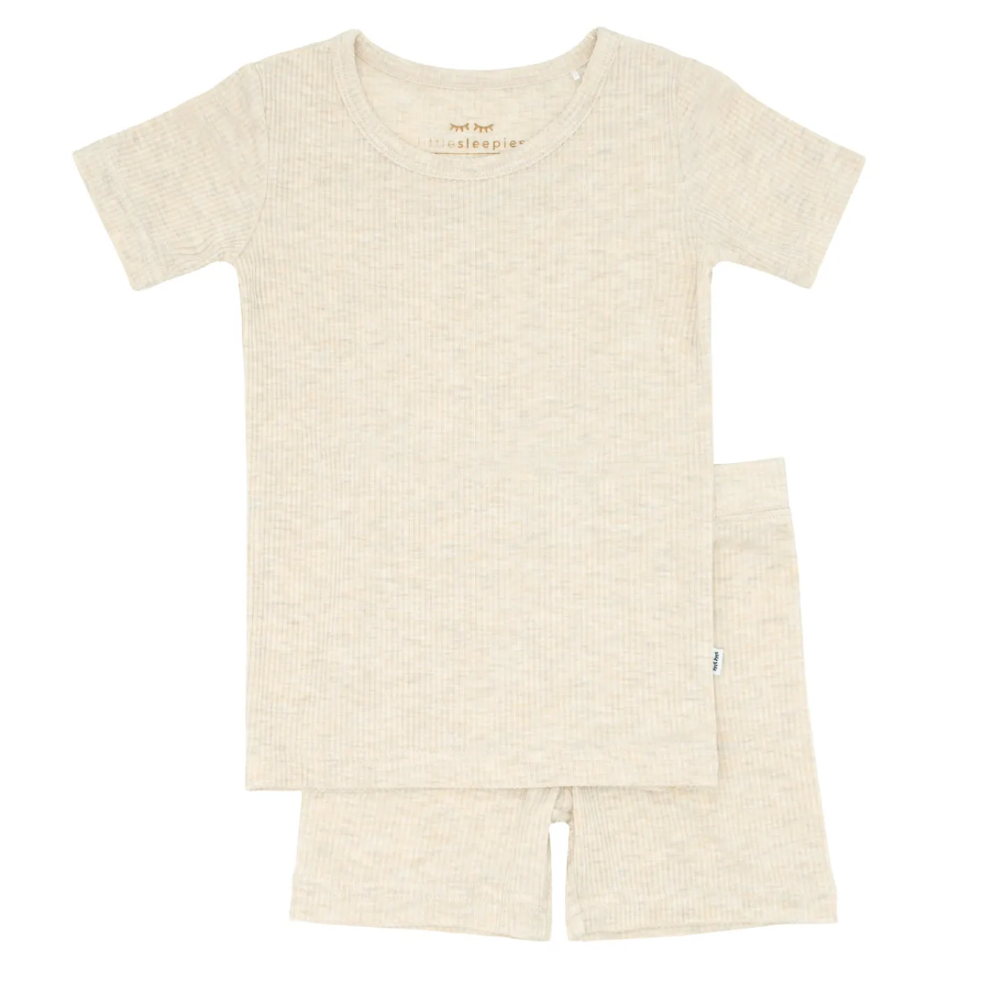 Two-Piece Pj Sets|Two-Piece Pj Sets<Little Sleepies Two-Piece Ribbed Pajama Set Heather Oatmeal