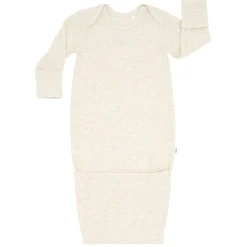 For New Moms|Hospital Matching Moments<Little Sleepies Ribbed Infant Gown Heather Oatmeal