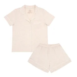 For New Moms|Hospital Matching Moments<Little Sleepies Women's Pajama Set Heather Oatmeal