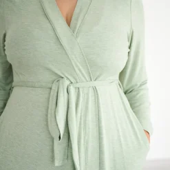 For New Moms|Hospital Matching Moments<Little Sleepies Women's Robe Heather Sage