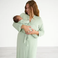 For New Moms|Hospital Matching Moments<Little Sleepies Women's Robe Heather Sage