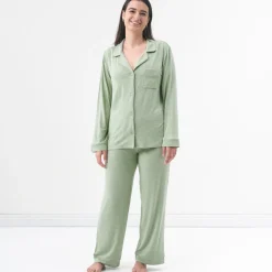 Mommy & Me|Mommy & Me<Little Sleepies Women's Pajama Set Heather Sage
