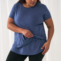 Women's Pajamas|Women's Tees<Little Sleepies Women's Nursing Top Indigo