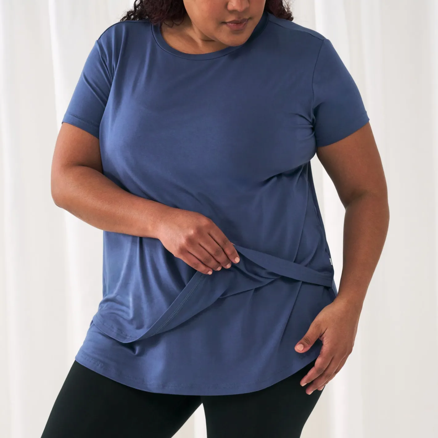 Women's Pajamas|Women's Tees<Little Sleepies Women's Nursing Top Indigo