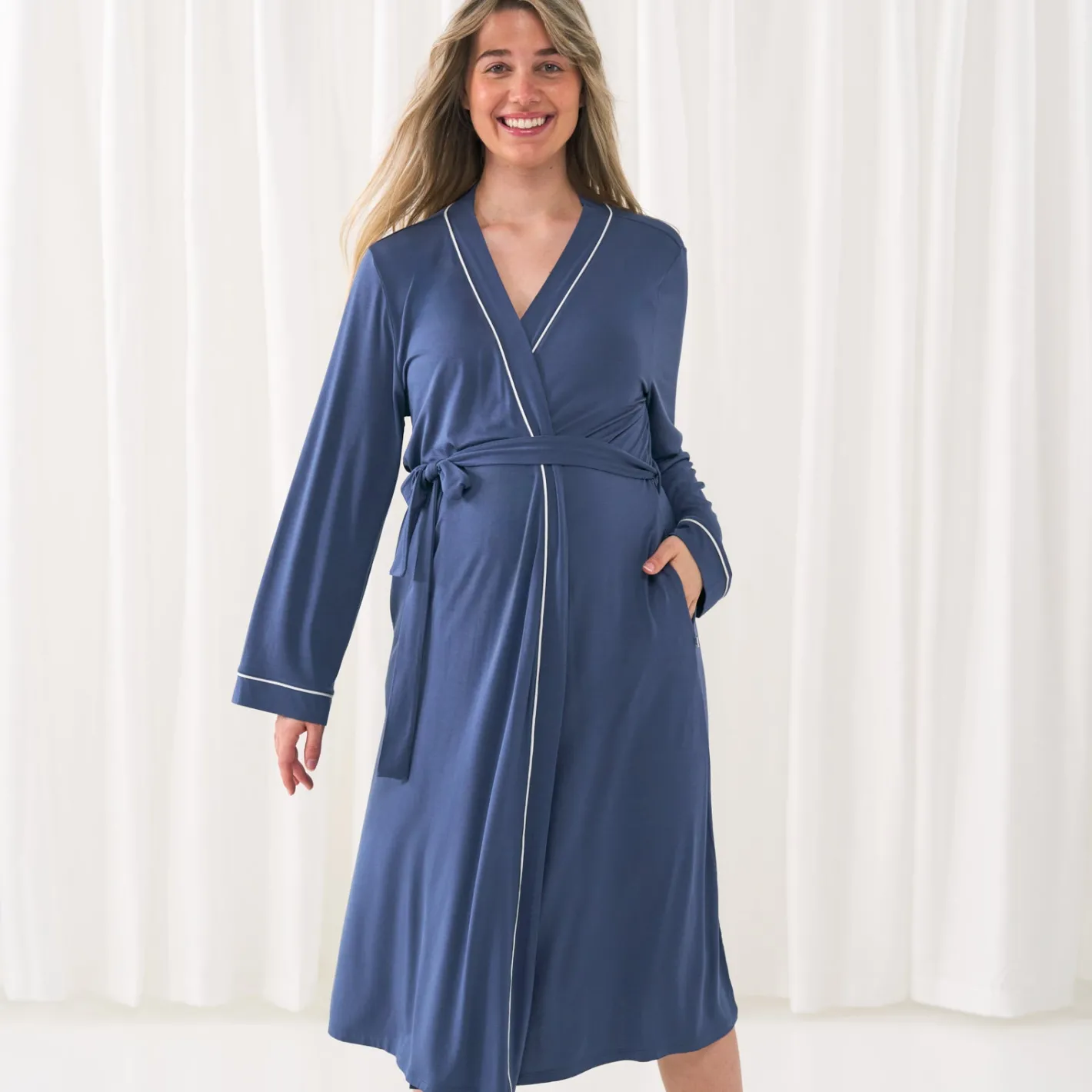 Women's Robes<Little Sleepies Women's Robe Indigo