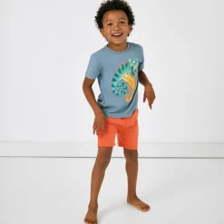 Shorts|Shorts<Little Sleepies Drawstring Shorts Island Orange