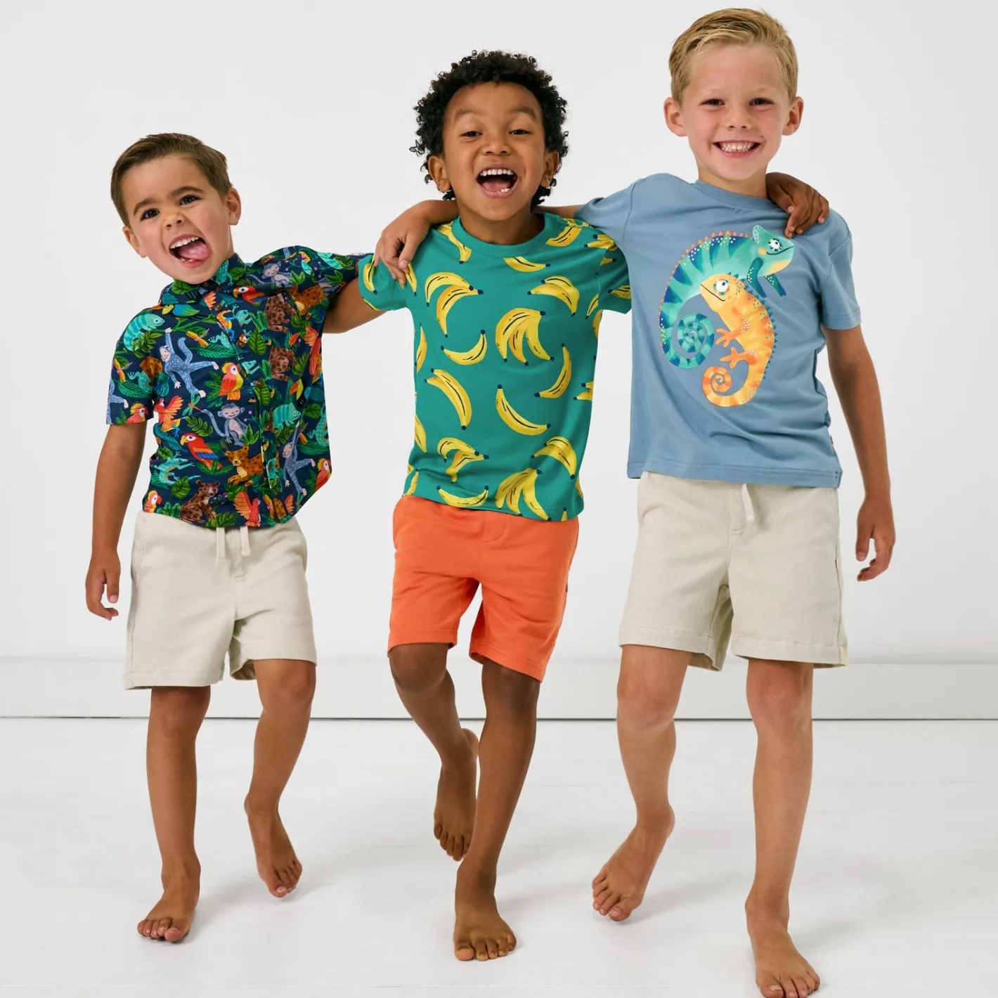 Shorts|Shorts<Little Sleepies Drawstring Shorts Island Orange