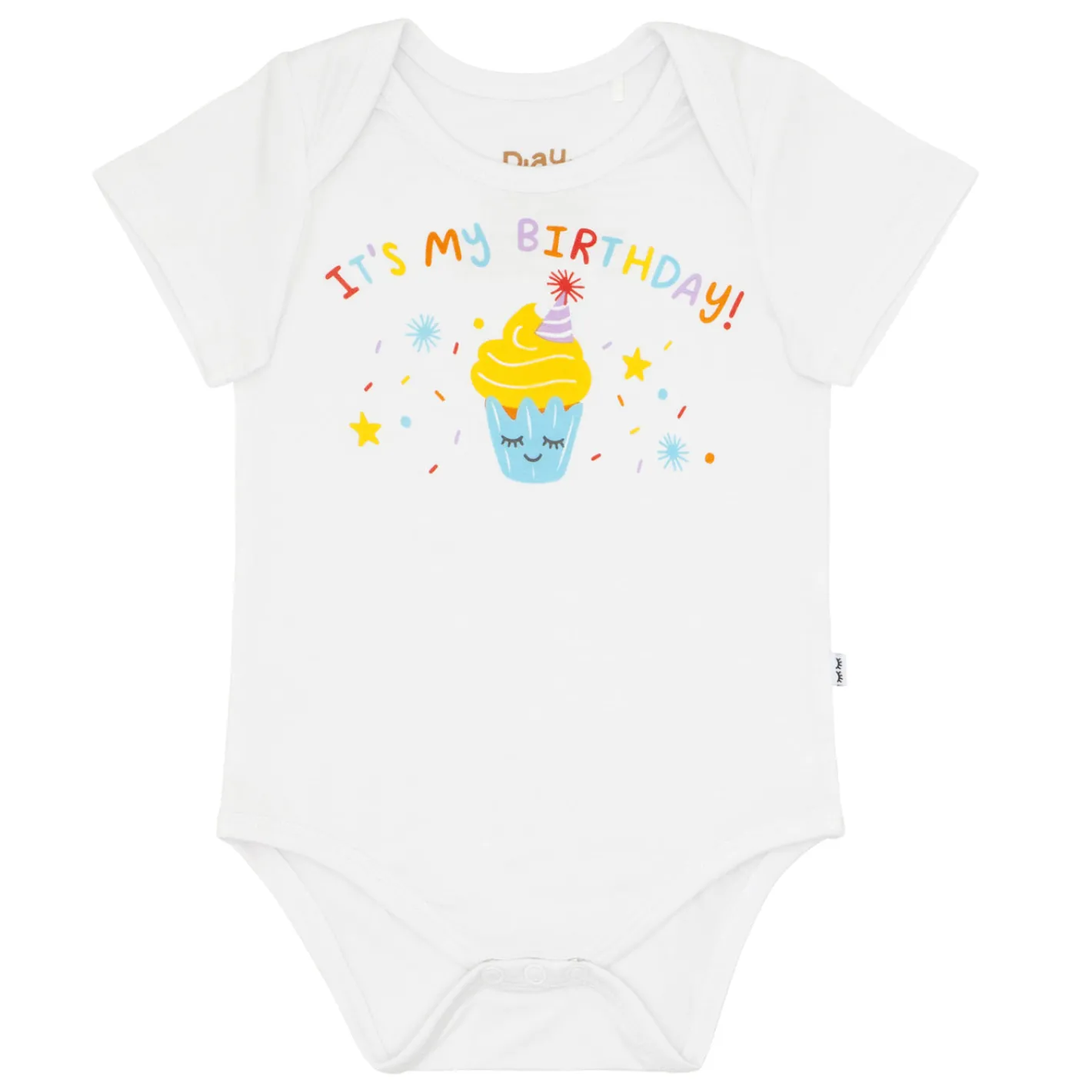 Bamboo Baby Clothes<Little Sleepies It's My Birthday! Graphic Bodysuit