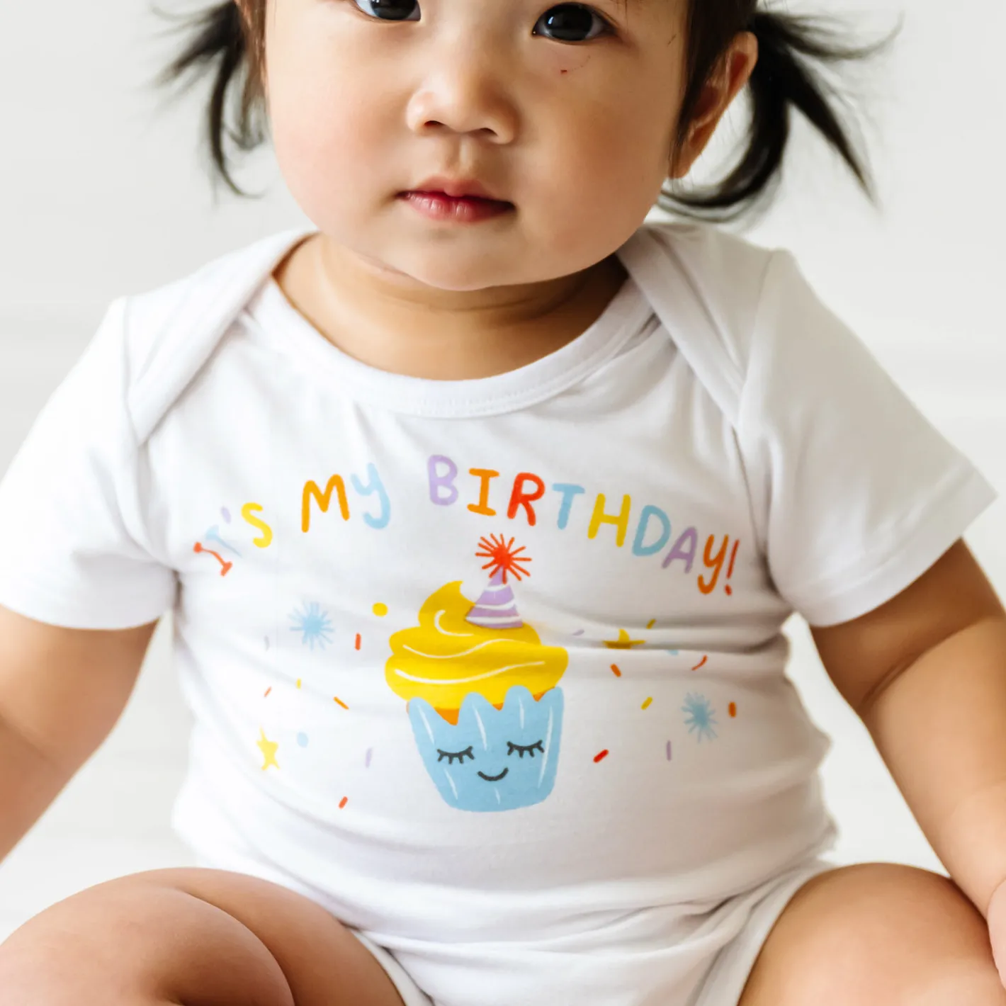 Bamboo Baby Clothes<Little Sleepies It's My Birthday! Graphic Bodysuit