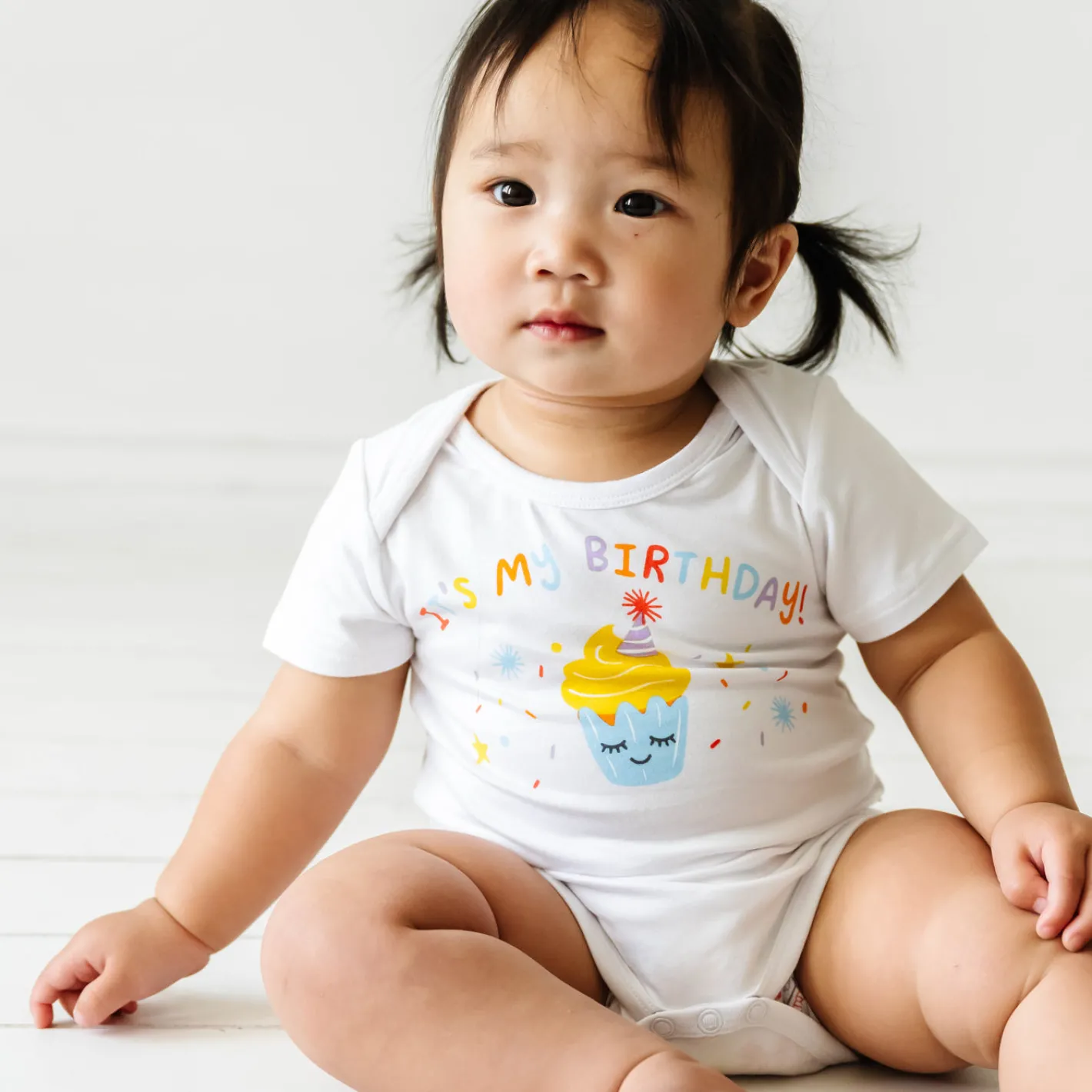 Bamboo Baby Clothes<Little Sleepies It's My Birthday! Graphic Bodysuit