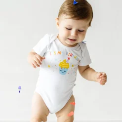 Bamboo Baby Clothes<Little Sleepies It's My Birthday! Graphic Bodysuit