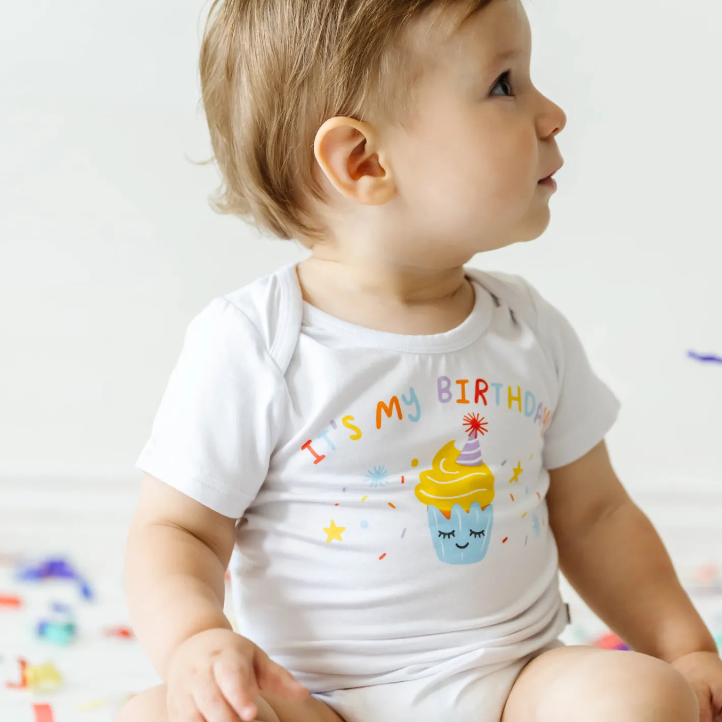 Bamboo Baby Clothes<Little Sleepies It's My Birthday! Graphic Bodysuit