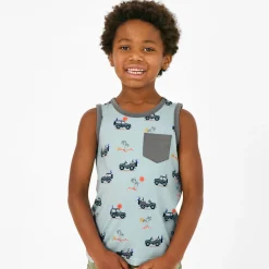 Tops & Tees|Tops & Tees<Little Sleepies Pocket Tank Jungle Adventure