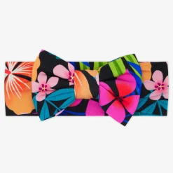 Hats & Headbands<Little Sleepies Luxe Bow Headband Jungle Blooms