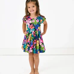 Dresses|Dresses<Little Sleepies Flutter Twirl Dress Jungle Blooms