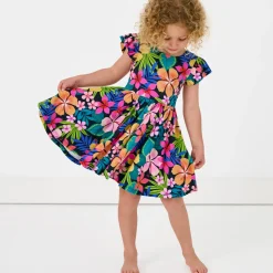 Dresses|Dresses<Little Sleepies Flutter Twirl Dress Jungle Blooms