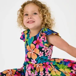 Dresses|Dresses<Little Sleepies Flutter Twirl Dress Jungle Blooms